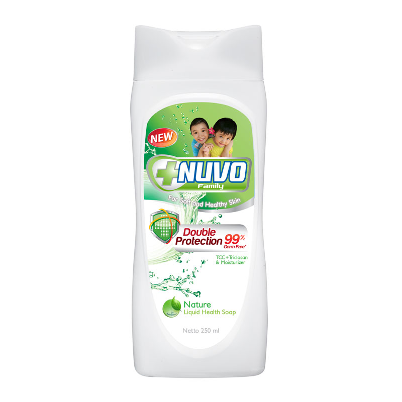 Nuvo Liquid Soap Hijau Botol 250ml | Gogobli