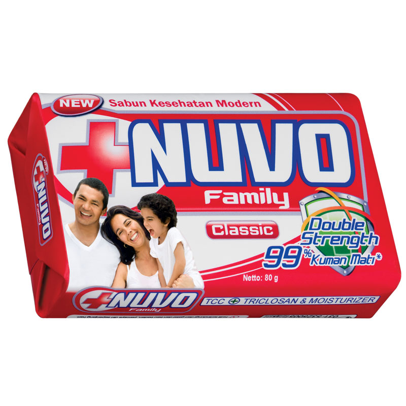 Nuvo Family Classic Barsoap Merah 76gr | Gogobli