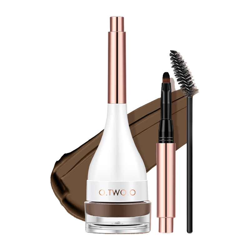 O.Two.O Waterproof Eyebrow Cream & Powder Gel Pomade #01 Coffee 5gr | Gogobli