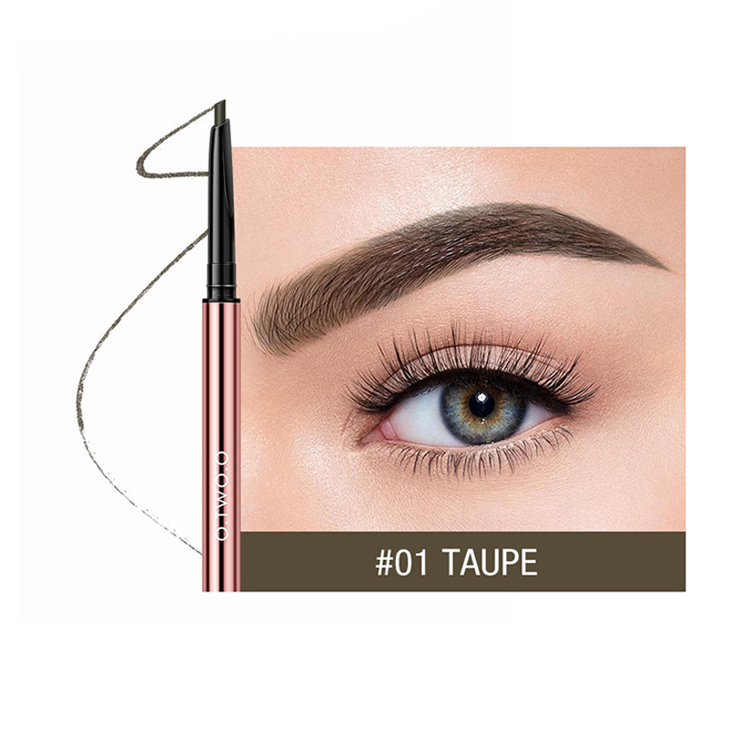 O.Two.O Fine Triangle Eyebrow Pencil 01 Taupe | Gogobli