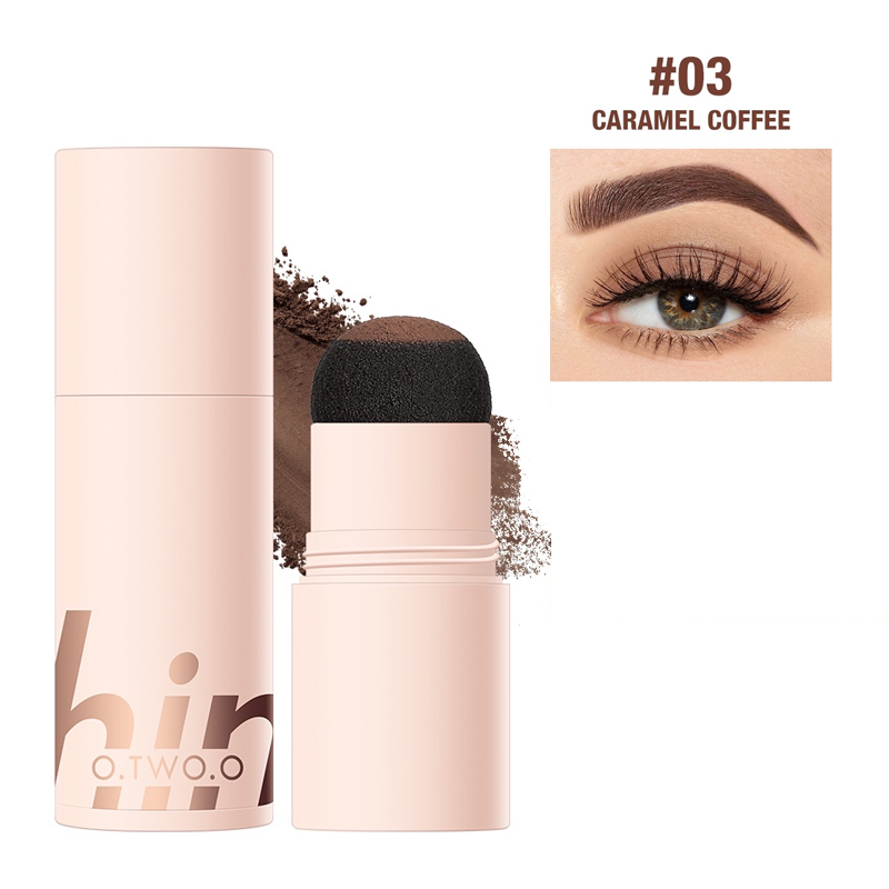 O.Two.O Eyebrow Cushion Stamp Powder 03. Caramel Coffee (ED: Nov 25) | Gogobli