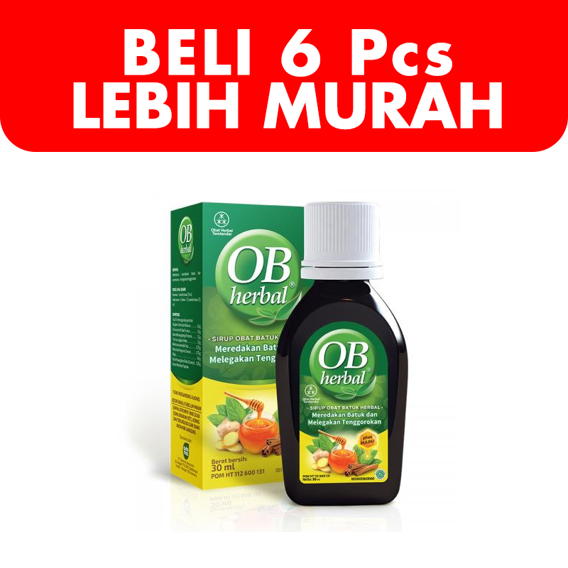OB Herbal 60ml (BELI 6 Pcs LEBIH MURAH) | Gogobli