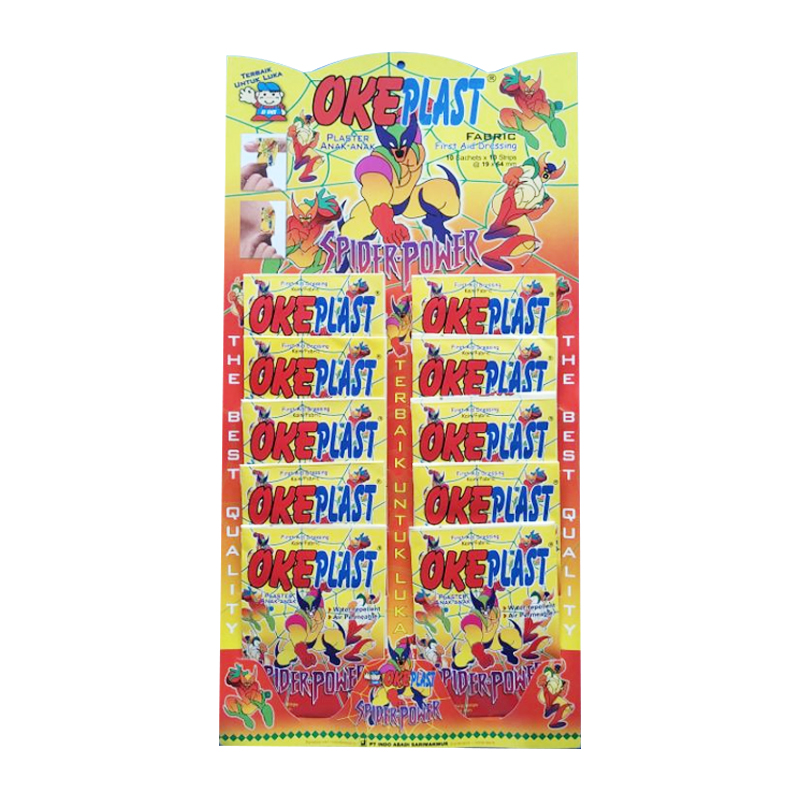 Okeplast Spider Power Hanger (10 Strip @ 10pcs) | Gogobli