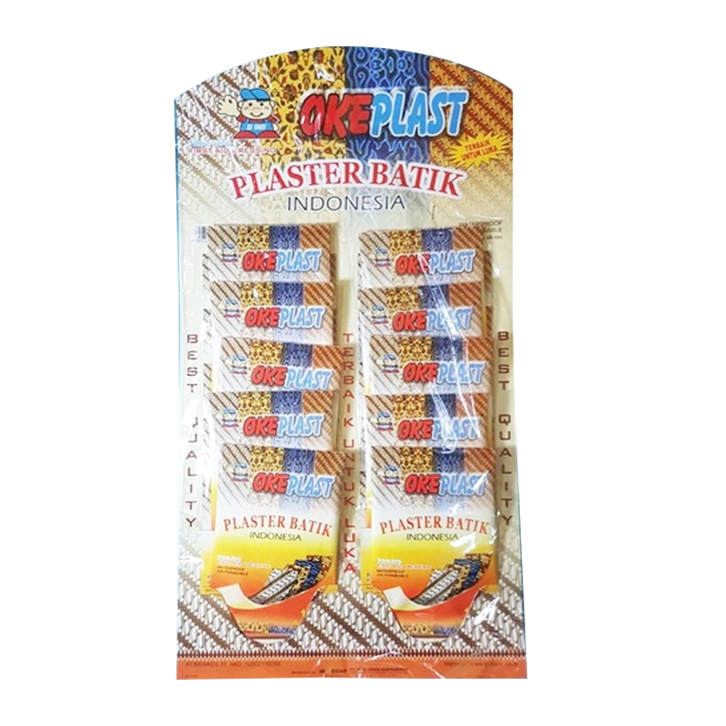 Okeplast Batik Hanger (10 Strip @ 10pcs) | Gogobli