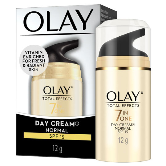 Olay Anti Aging - Pelembab Total Effects Day Cream Normal SPF 15 7 In 1 12gr | Gogobli