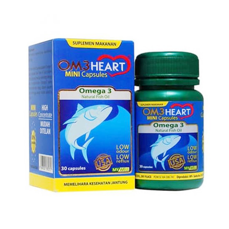 Om3 Heart 30 Capsules