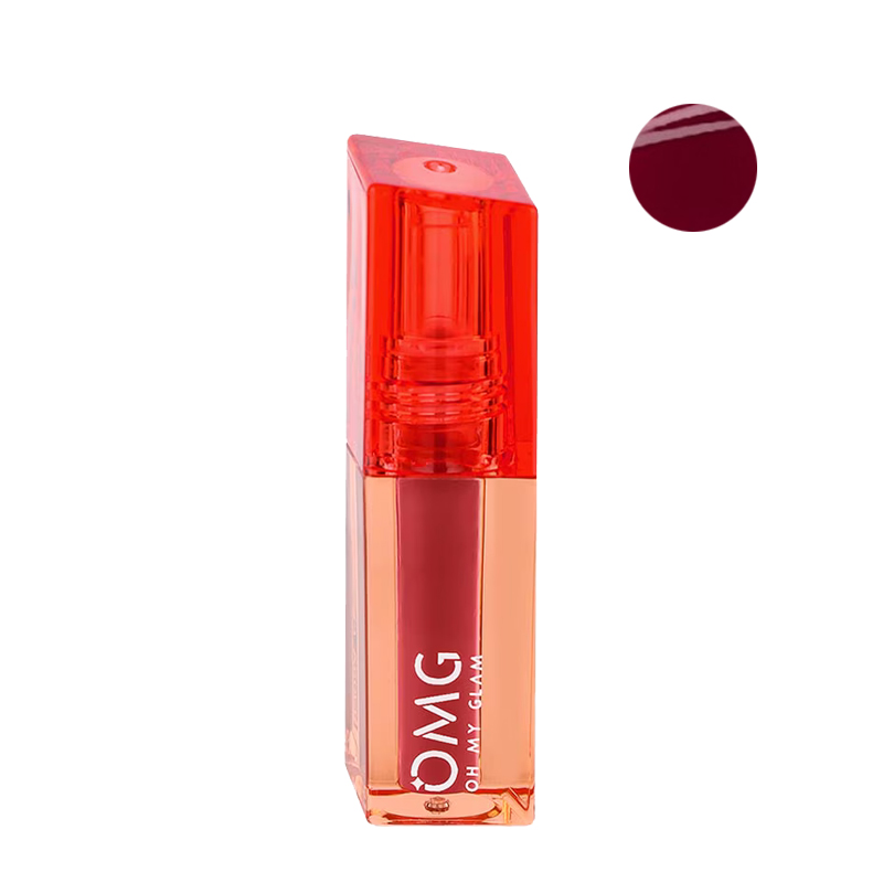 OMG Oh My Glam Glassy Lip Tint 04 Burgundy 2 Gr | Gogobli