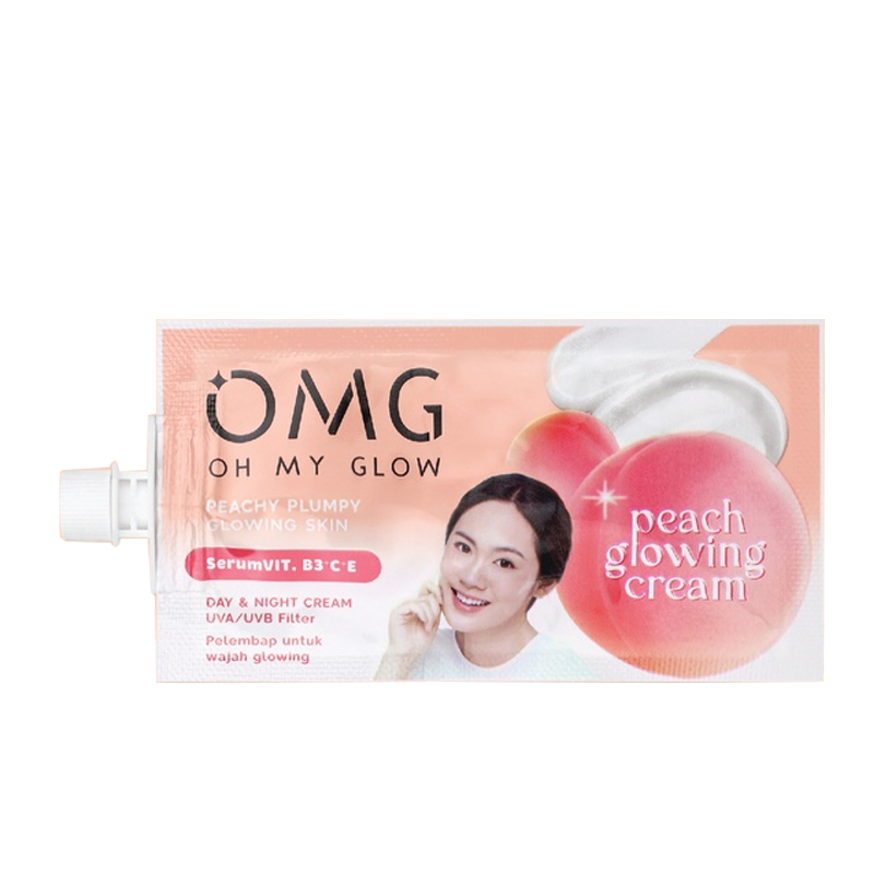 OMG Oh My Glow Peach Glowing Cream 7.5gr | Gogobli