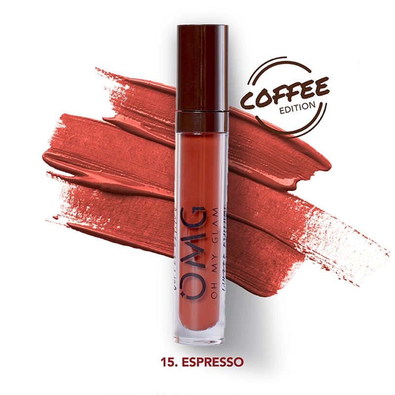 OMG Oh My Glam Matte Kiss Lip Cream 15 Espresso 3.5gr | Gogobli