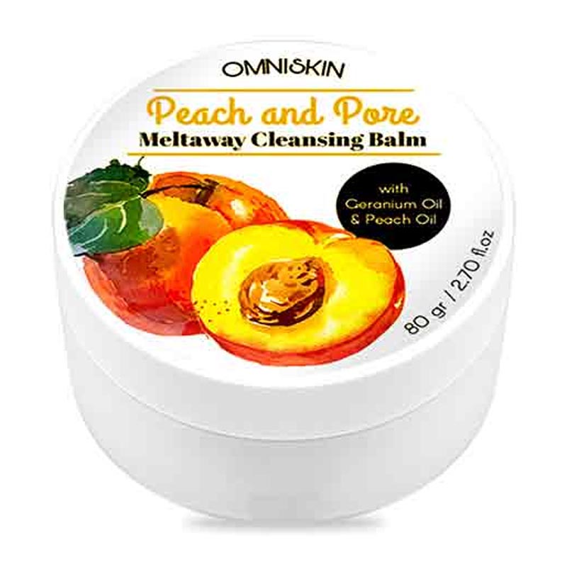 Omniskin Meltaway Cleansing Balm Peach And Pore 80gr | Gogobli