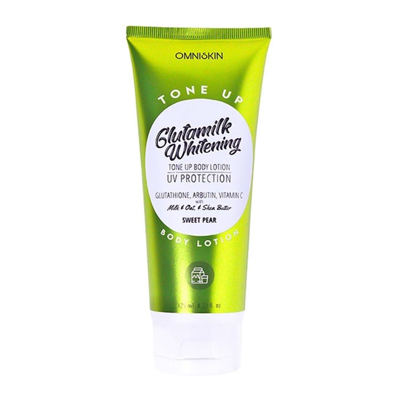Omniskin Glutamilk Whitening Tone Up Body Lotion Sweet Pear 125ml | Gogobli
