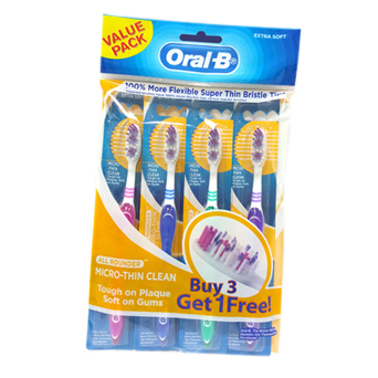 Oral B All Rounder Microthin Clean 4s | Gogobli