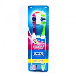 Oral B Complete 5 Way Clean 40 Soft 2CT Blister Card 2s