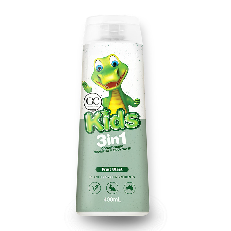 Organic Care Kids 3in1 Conditioning Shampoo And Body Wash Fruit Blast 400ml | Gogobli