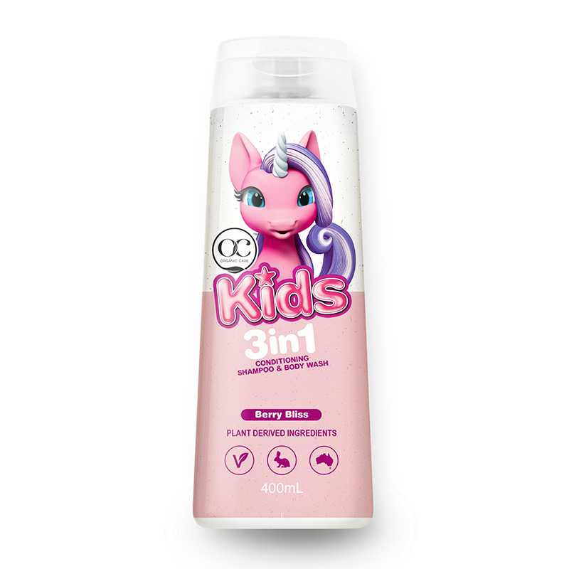 Organic Care Kids 3in1 Conditioning Shampoo And Body Wash Berry Bliss 400ml | Gogobli