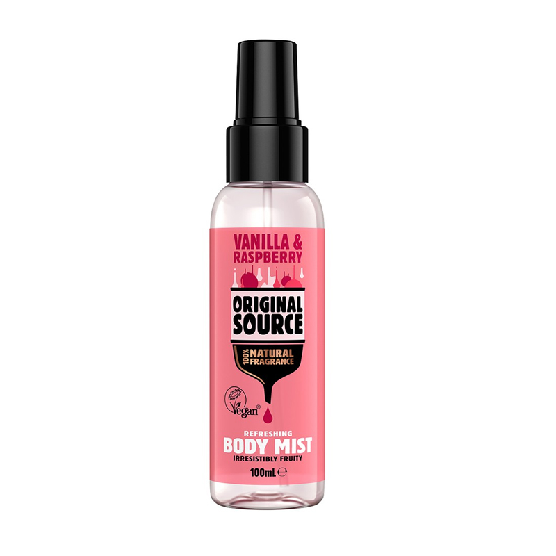 Original Source Body Mist Vanilla And Raspberry 100ml | Gogobli