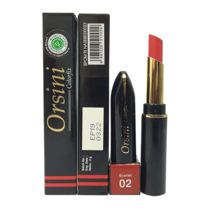 Orsini Lip Colorfix Scarlet No. 02 2gr | Gogobli
