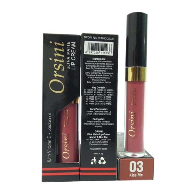 Orsini Lip Cream Kiss Me No. 03 4.2gr | Gogobli