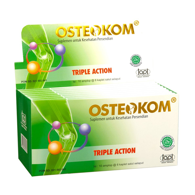 Osteokom (10 Amplop @ 6 Kaplet) | Gogobli