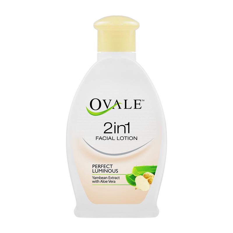 Ovale 2in1 Facial Lotion Intense Glow Whitening Yambean Extract With Aloe Vera 200ml | Gogobli