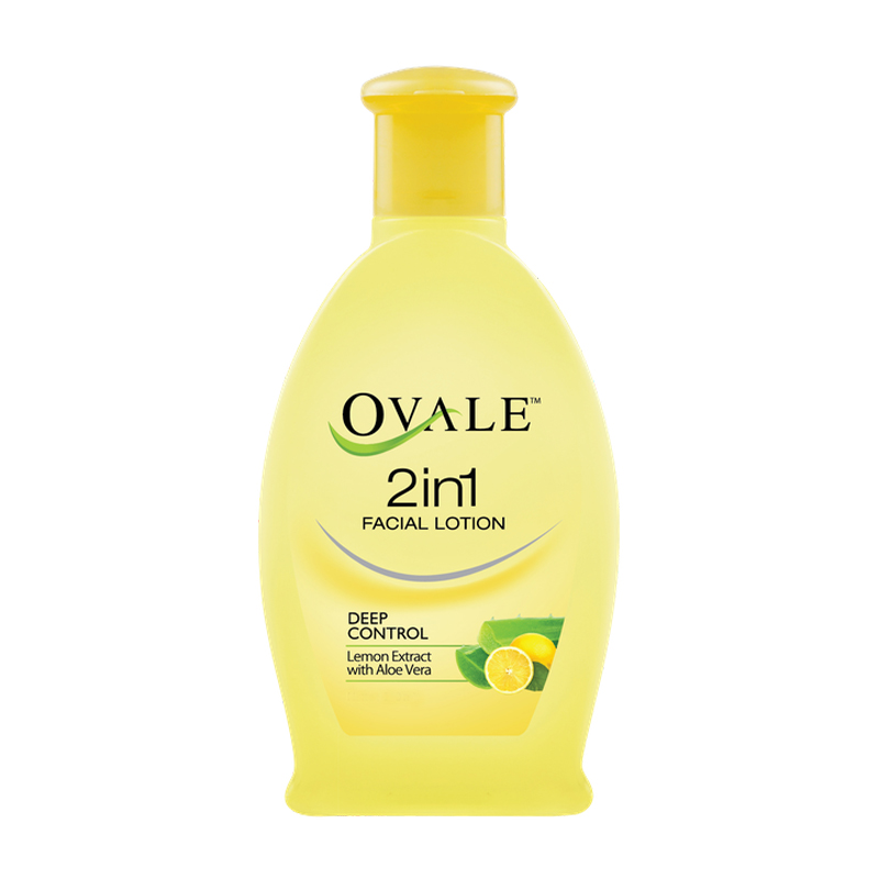 Ovale 2in1 Facial Lotion Deep Control Lemon Extract With Aloe Vera 100ml | Gogobli