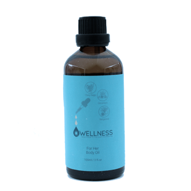 Owellness For Her Body Oil Botol 100ml | Gogobli