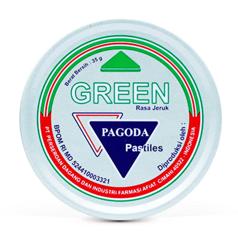 Green Pagoda Pastiles Jeruk 35gr | Gogobli