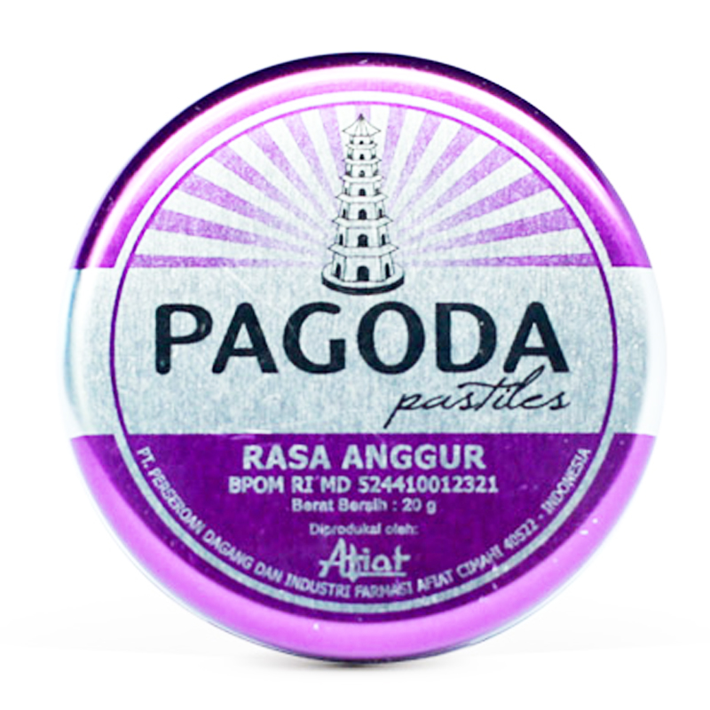 Pagoda Pastiles Anggur 20gr | Gogobli