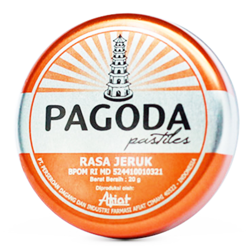 Pagoda Pastiles Jeruk 20gr | Gogobli