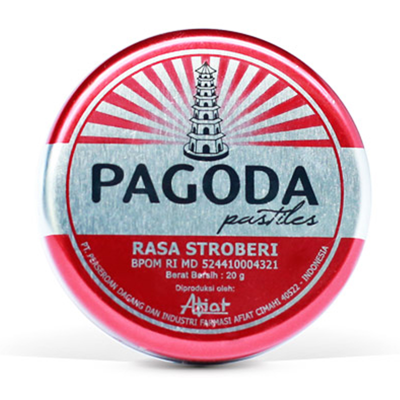 Pagoda Pastiles Stroberi 20gr | Gogobli