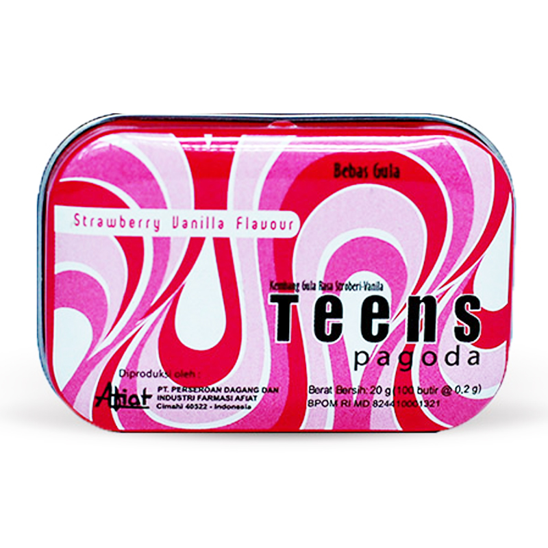 Pagoda Teens Strawberry Vanilla Flavour 20gr | Gogobli