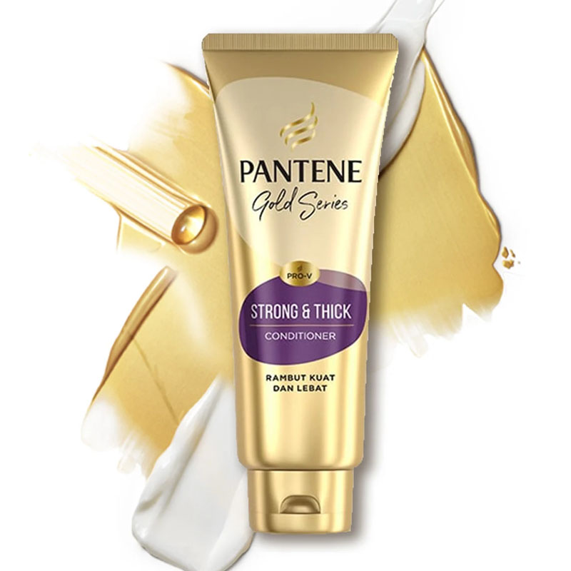 Pantene Gold Series Strong And Thick Conditioner 320ml (ED: Jul 25) | Gogobli