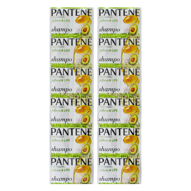 Pantene Shampoo Nature Care Fullness & Life Renceng (10ml X 12 Sachet) | Gogobli