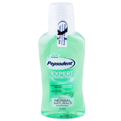Pepsodent Mouthwash Herbal Natural 300ml | Gogobli