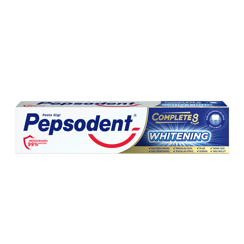 Pepsodent Complete 8 Action Whitening 75gr | Gogobli