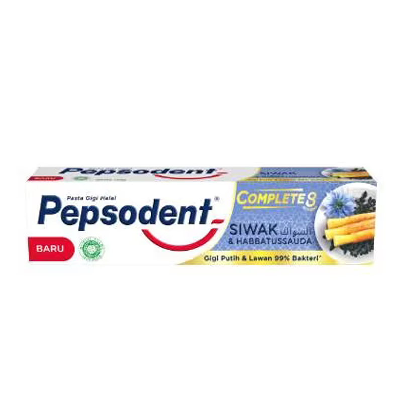 Pepsodent Complete 8 Siwak & Habbatussauda 110gr | Gogobli