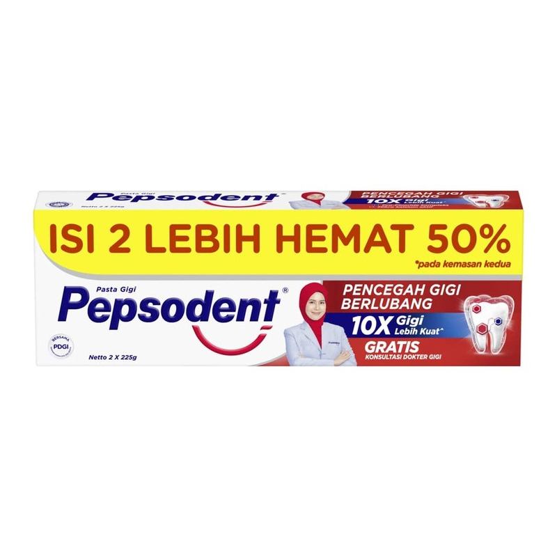 Pepsodent White Value Pack (2x225gr) | Gogobli