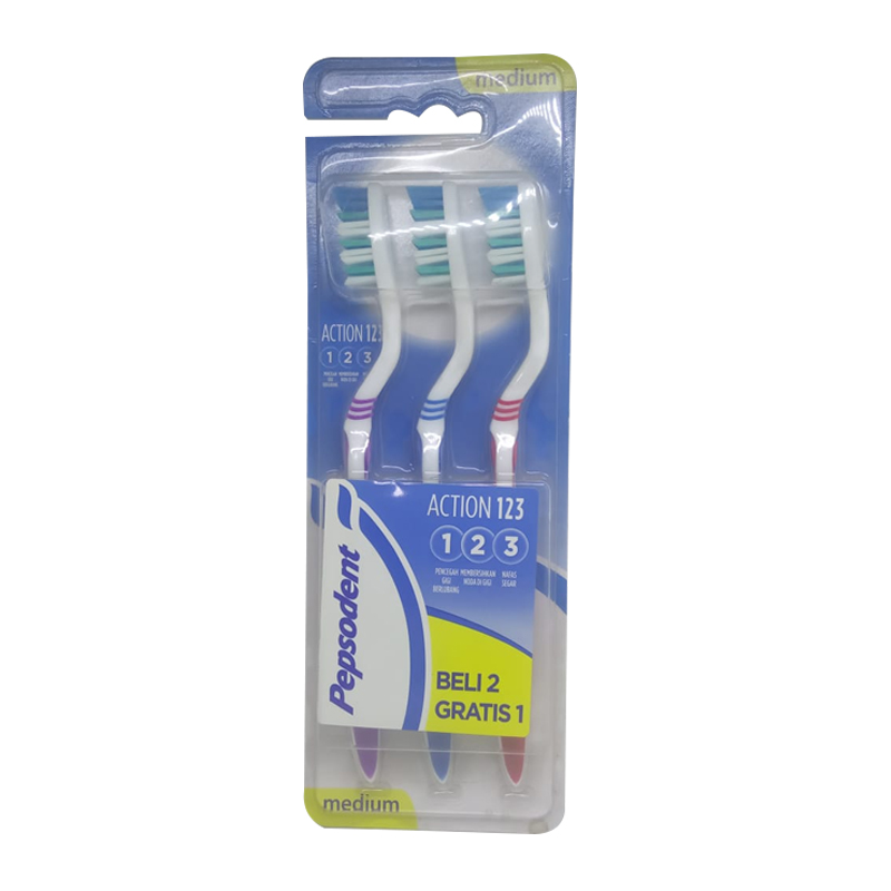 Pepsodent TB Action123 Medium MP3 3pc | Gogobli
