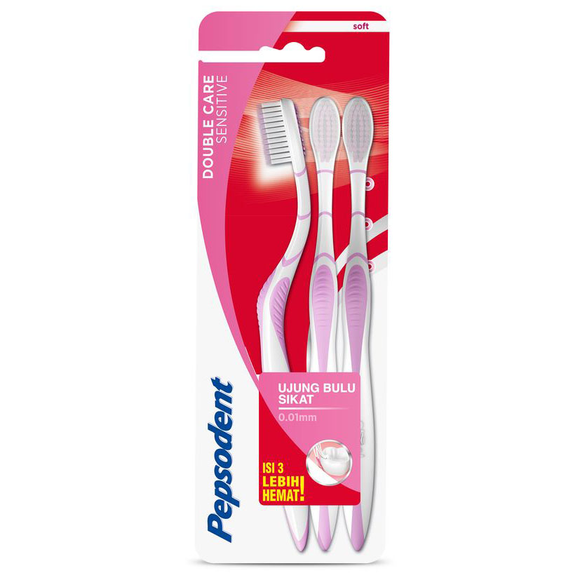 Pepsodent TB Double Care Sensitive MP3 RL 3pcs | Gogobli
