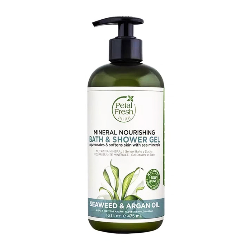 Petal Fresh Pure Bath And Shower Seaweed And Argan Oil 475ml | Gogobli