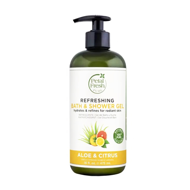 Petal Fresh Pure Bath And Shower Gel Aloe And Citrus 475ml | Gogobli