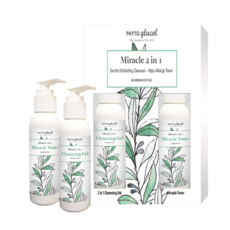 Phyto Glucol Miracle 2in1 Cleansing Gel And Miracle Toner | Gogobli