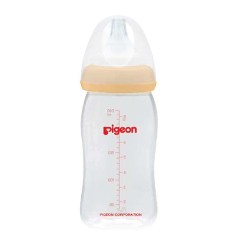 Pigeon Botol Susu PP Wide Neck Orange 240ml | Gogobli