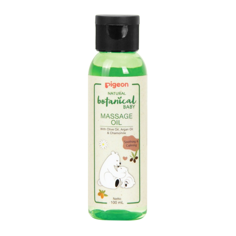 Pigeon Natural Botanical Baby Massage Oil 100ml | Gogobli