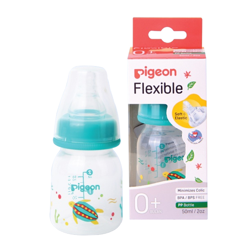 Pigeon Botol PP RP Silicone Nipple Type S Penyu Belimbing 50ml | Gogobli