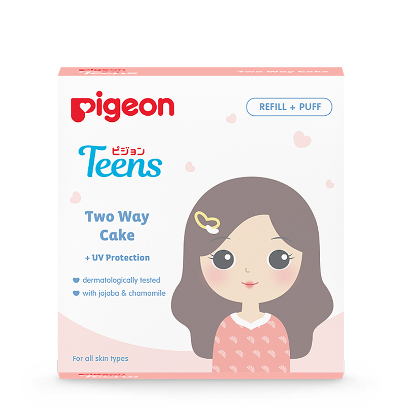 Pigeon Two Way Cake UV Protection Natural Refill 14gr | Gogobli
