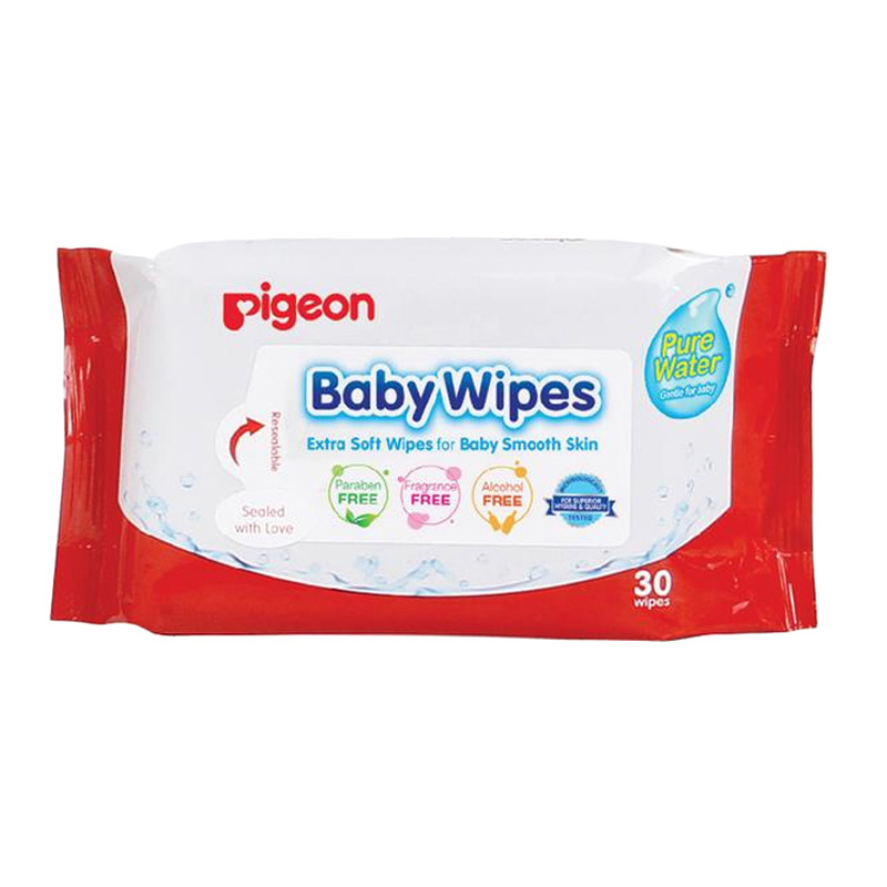 Pigeon Baby Wipes Pure Water 30s | Gogobli