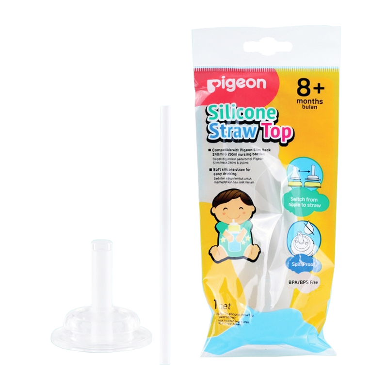 Pigeon Silicone Straw Top | Gogobli