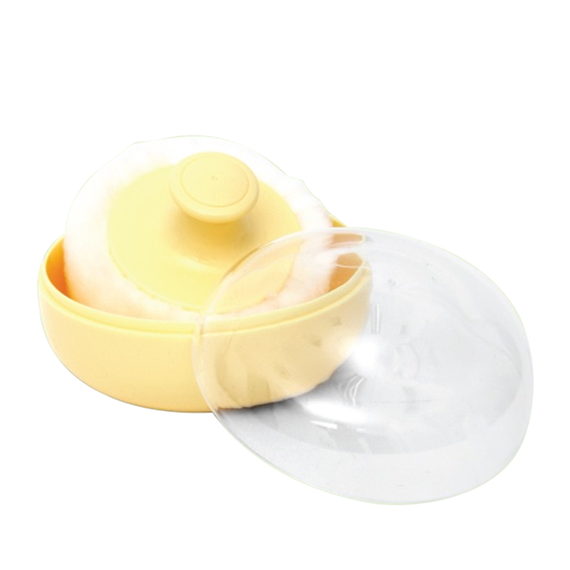 Pigeon Powder Case With Puff Yellow | Gogobli