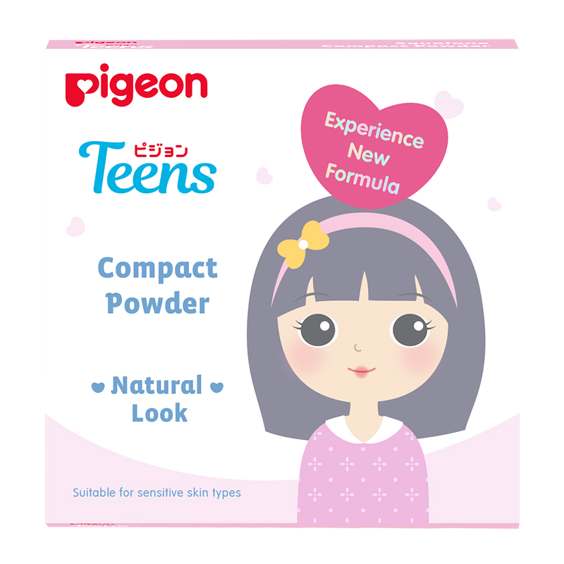 Pigeon Teens Compact Powder Natural Look Natural 14gr | Gogobli